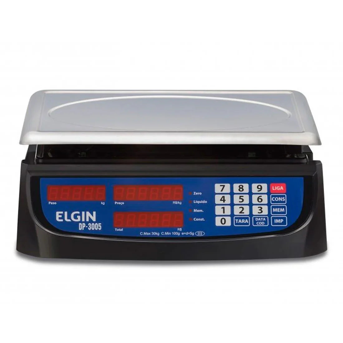 Balança Elgin DP3005 30KG 5GR S B 46BADP30MI00 - Mega Market