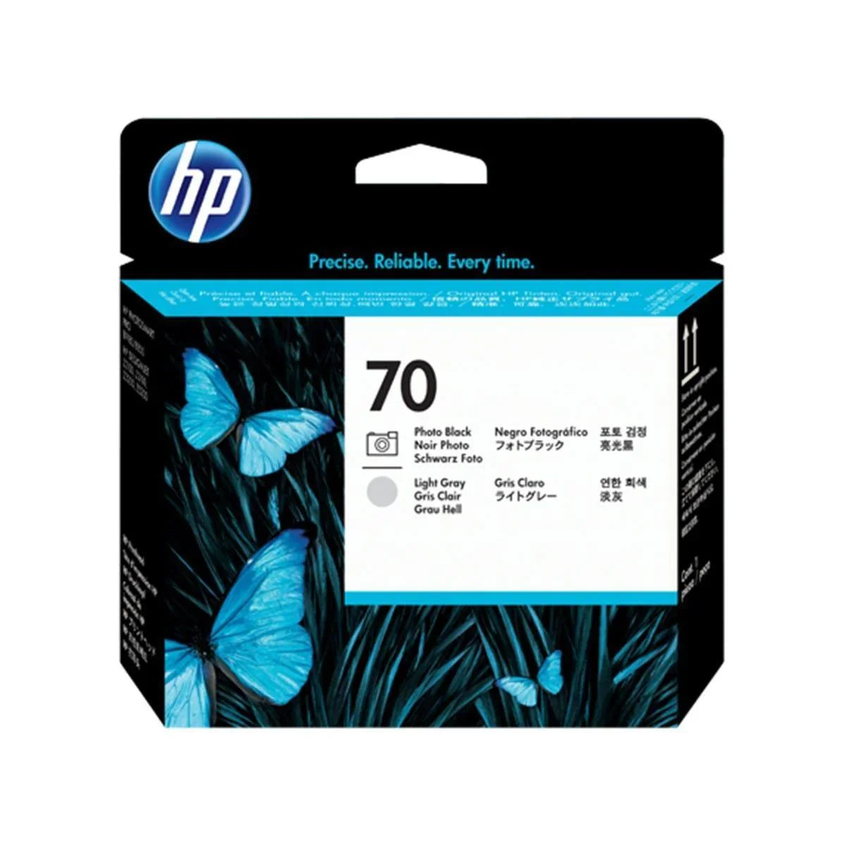 Cabeça de Impressão HP 70 Preto Foto/Cinza Claro PLUK C9407A - Mega Market