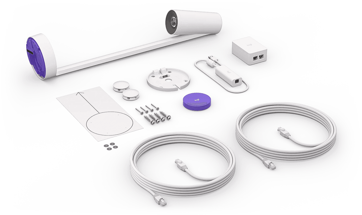 Câmera Logitech Scribe Quadro Branco Videoconferência - 960-001332-D - Mega Market
