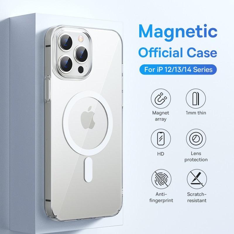 Cool Carcasa Magnética Transparente para iPhone 11
