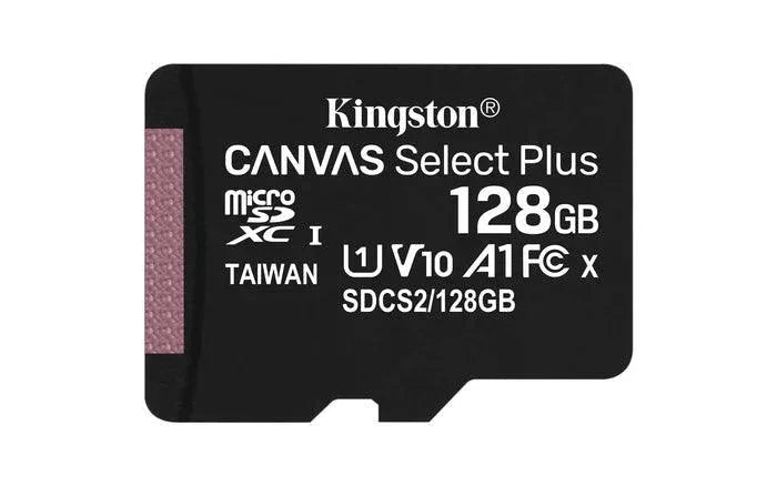 Cartão de Memória Kingston Canvas Select Plus microSD 128GB com Adaptador - SDCS2/128GB - Mega Market