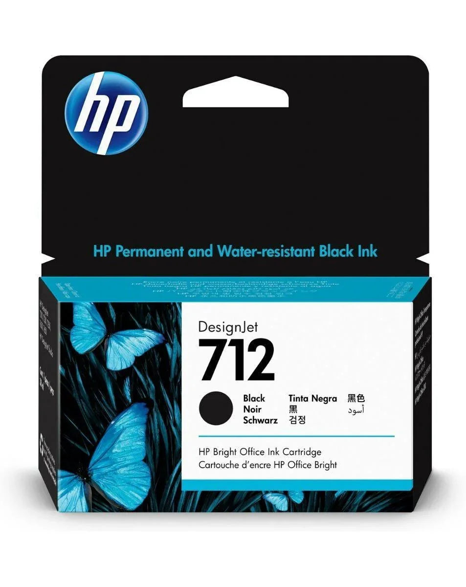 Cartucho de Tinta HP 712 Preto PLUK 38ml 3ED70A - Mega Market