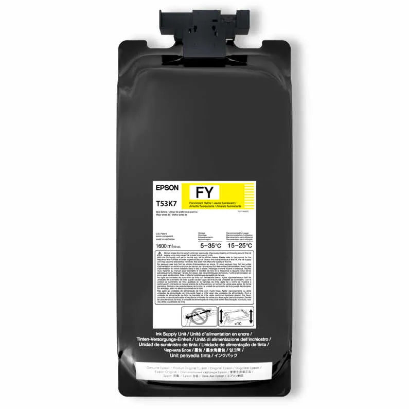 Cartucho de Tinta Epson F6470 Amarelo 1600ml T53K420