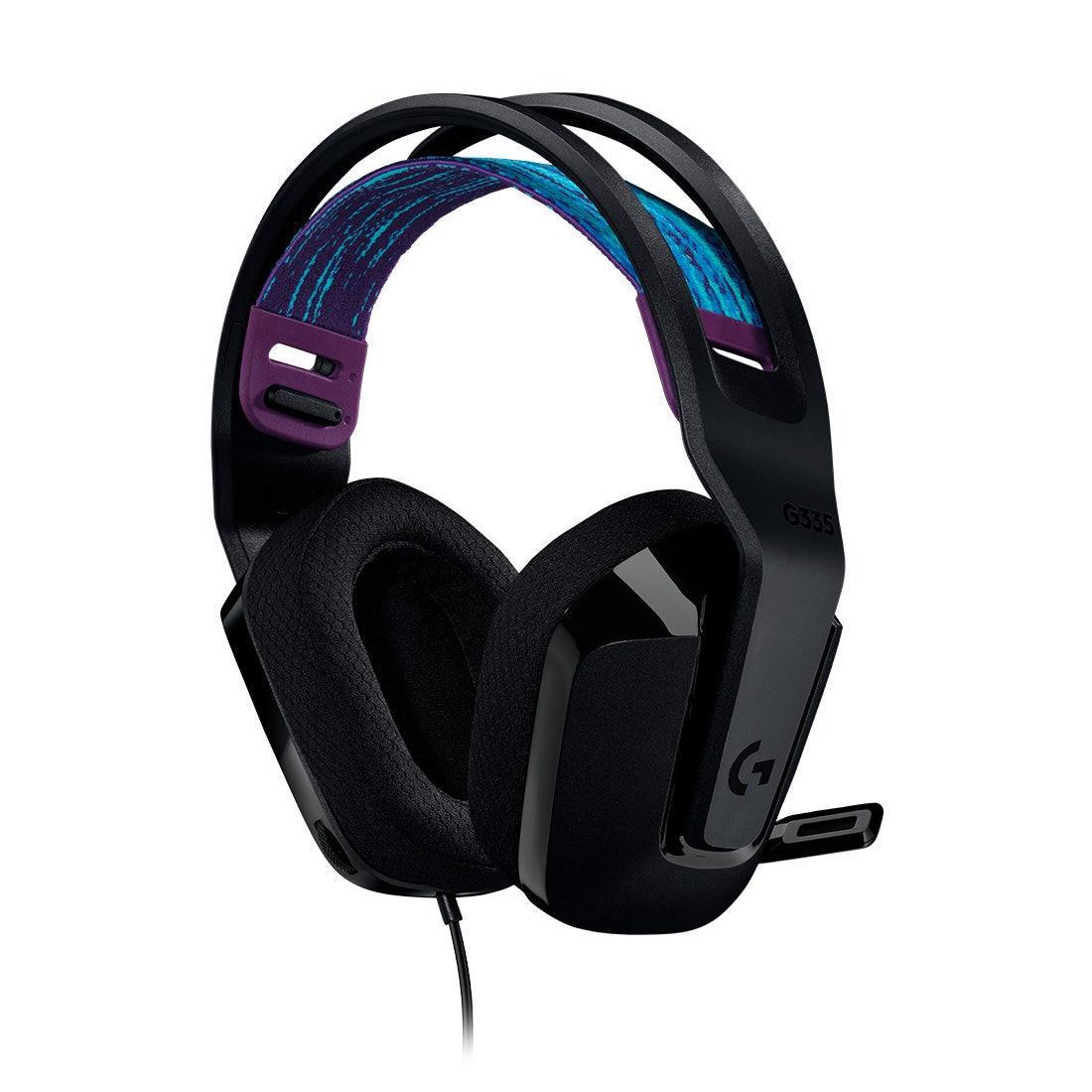 Headset Gamer Logitech G335 Preto Estéreo USB - 981-000977 - Mega Market