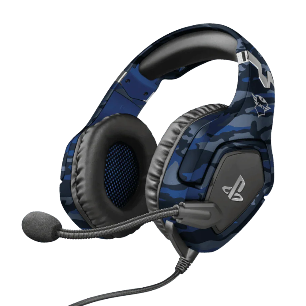 Headset Gamer Trust GXT 488 FORZE-B Sony PS4 Blue 23532i - Mega Market