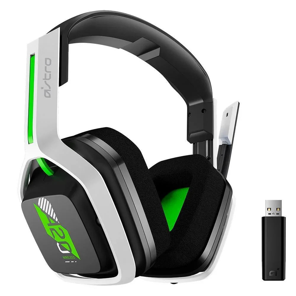 Headset Logitech Astro A20 Xbox Branco/Verde - 939-001883-C - Mega Market