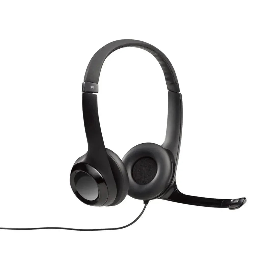 Headset Logitech H390 Preto estéreo USB - 981-000014 - Mega Market