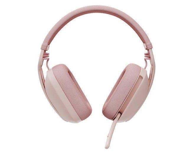 Headset Logitech Zone Vibe 100 Rosa Sem Fio - 981-001223 - Mega Market