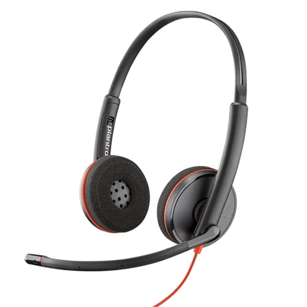 Headset Poly Blackwire C3220 Mono USB-C - 209749-101 I - Mega Market