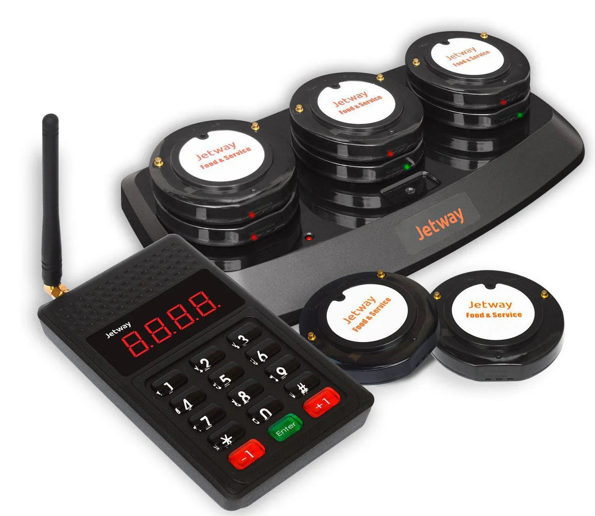 Kit Jetway Pager Base +15 Pagers PE-500 - 001615 - Mega Market