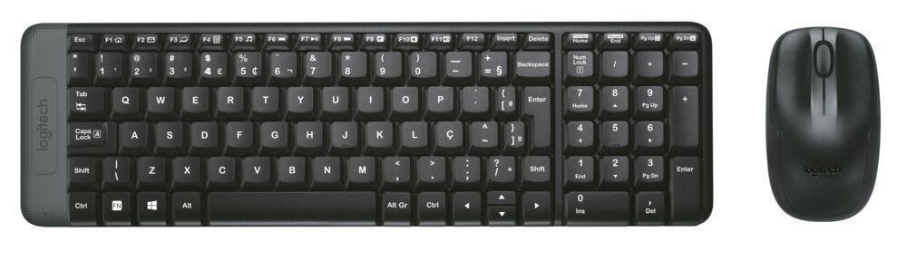 Kit Teclado e Mouse Logitech MK220 Preto - Sem Fio - 920-004431 - Mega Market