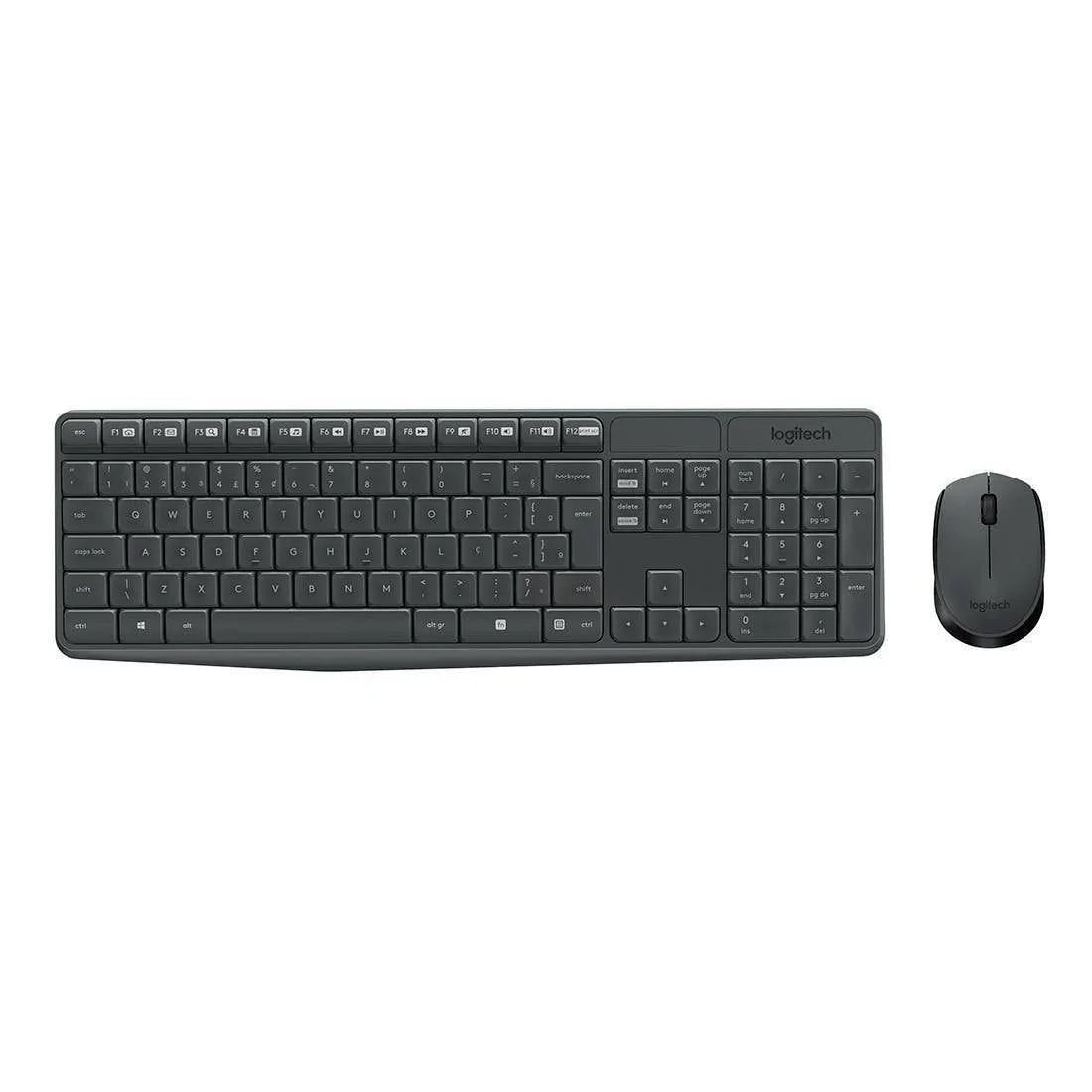 Kit Teclado e Mouse Logitech MK235 Preto sem fio 920-007903-C - Mega Market