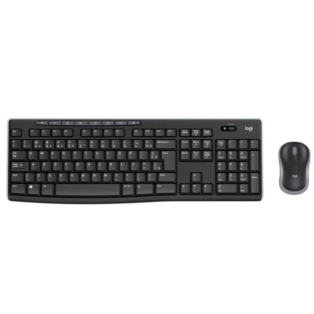 Kit Teclado e Mouse Logitech MK270 Preto Sem Fio - 920-004433 - Mega Market