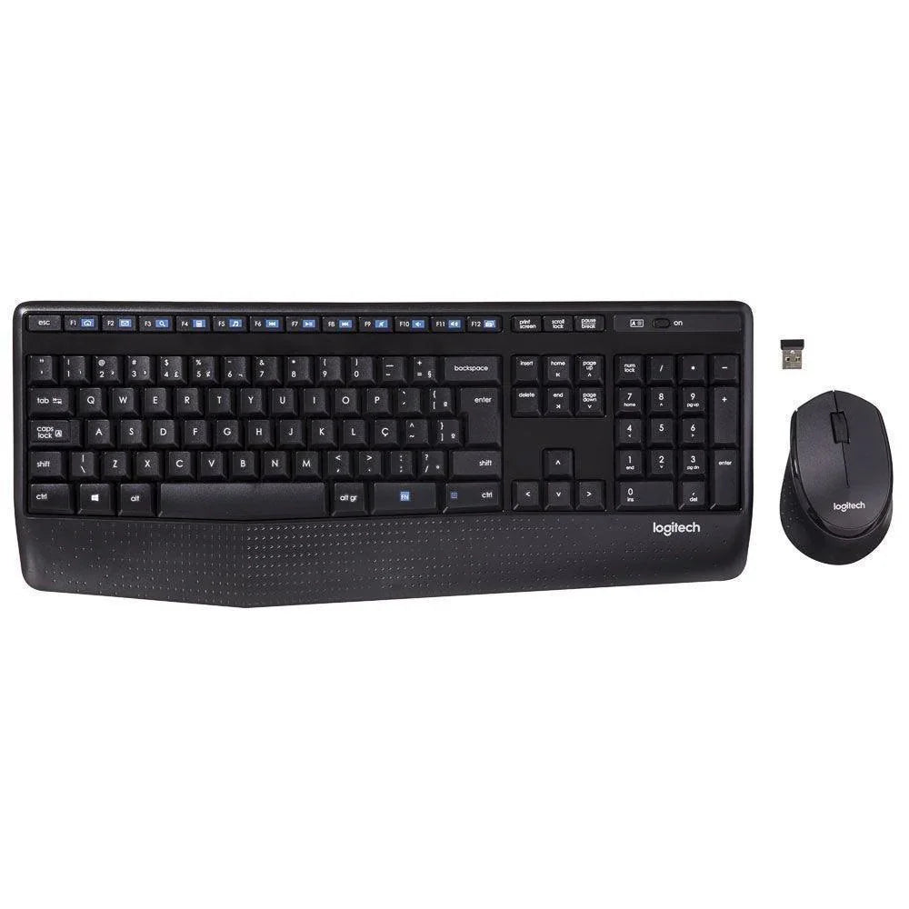 Kit Teclado e Mouse Logitech MK345 Preto sem Fio - 920-007821-C - Mega Market