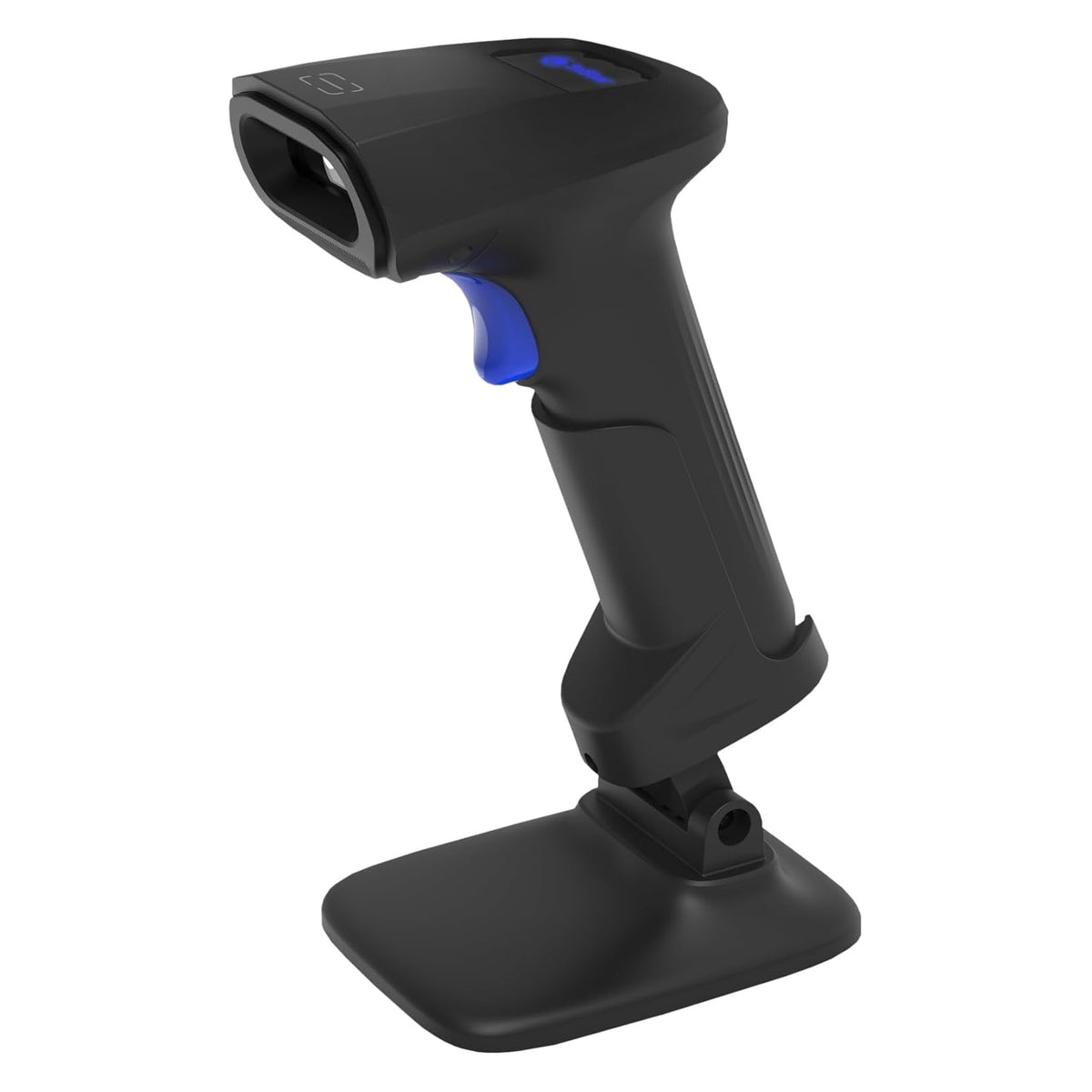 Leitor 3NStar SC415 2D - vista em perspectiva com base de apoio
