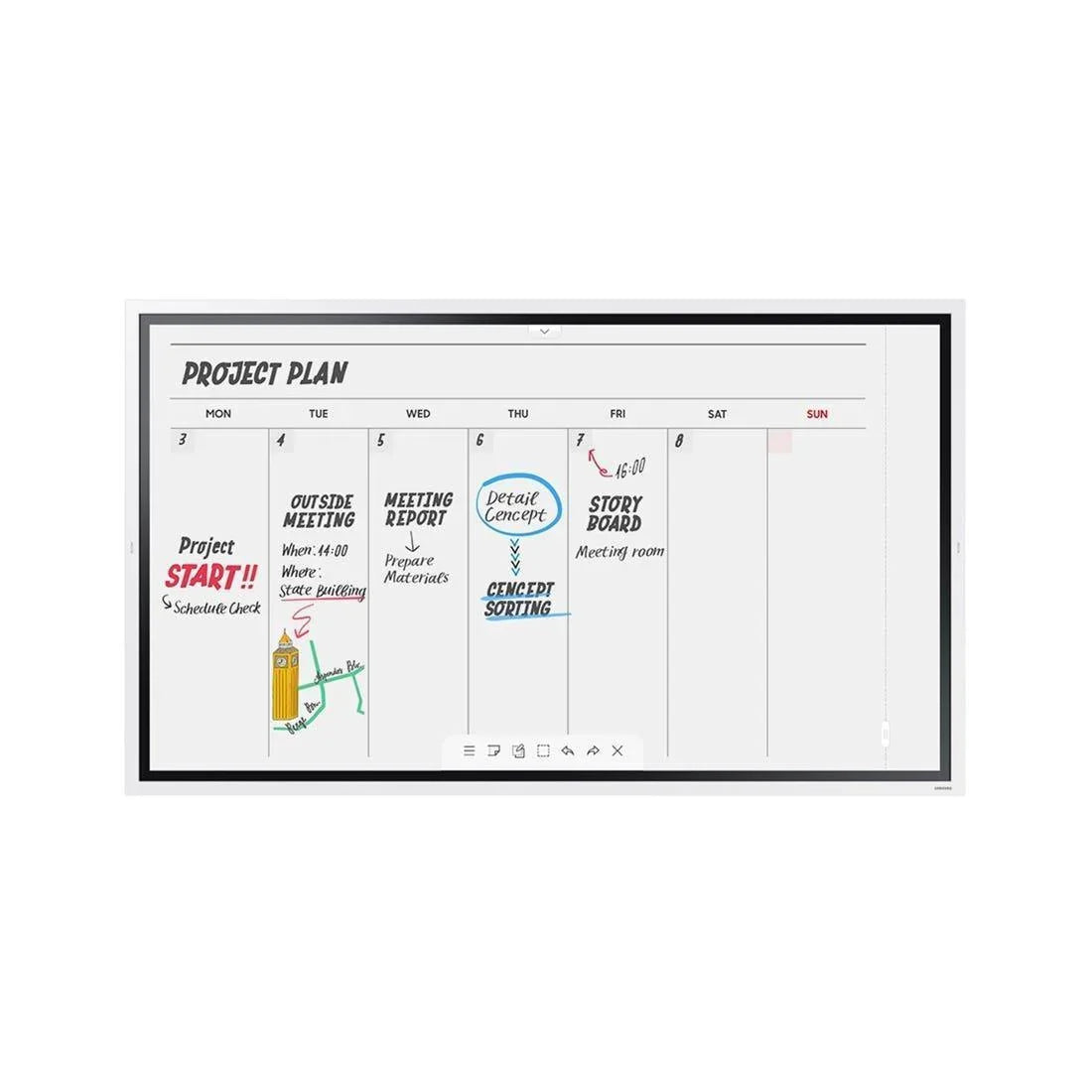 Monitor Profissional Samsung LED 65" Flip LH65WMRWBGCXZA - Mega Market
