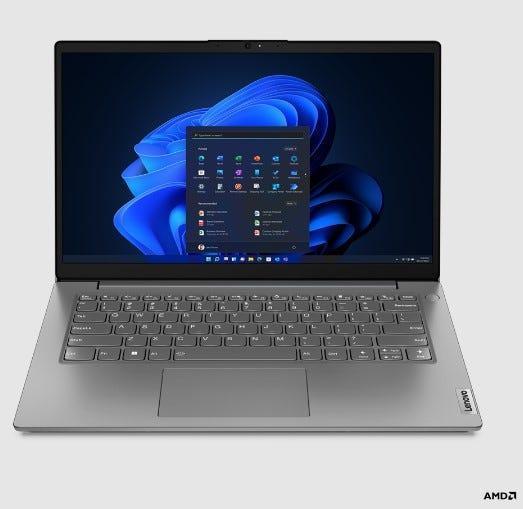 Notebook Lenovo V14 AMD R5 8GB 256 SSD W11P 82UN000GBR - Mega Market