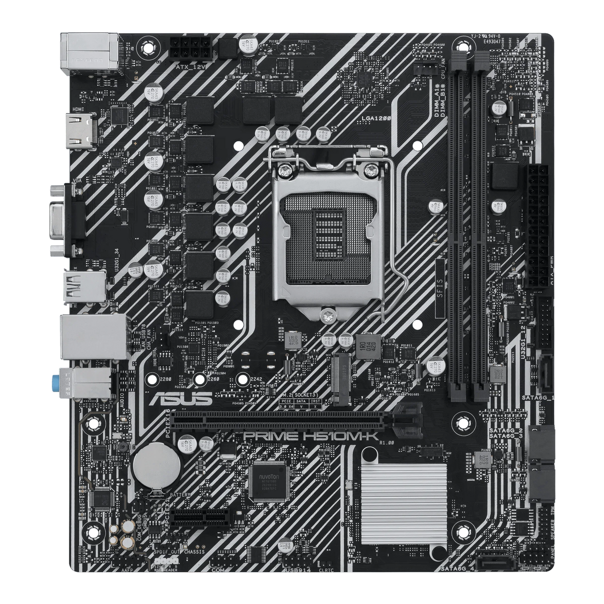 Placa Mãe Asus Prime H510M-K R2.0 LGA 1200 - 90MB1E80-C1BAY0 - Mega Market