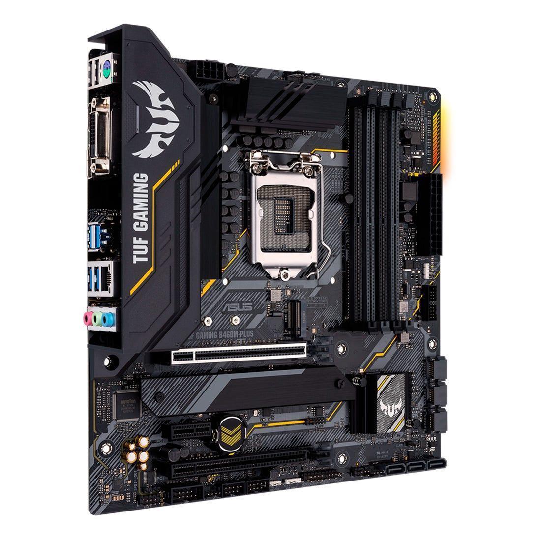 Placa Mãe Asus TUF GAMING B460MPLUS 1200 10G 90MB1450-C1BAY0 - Mega Market