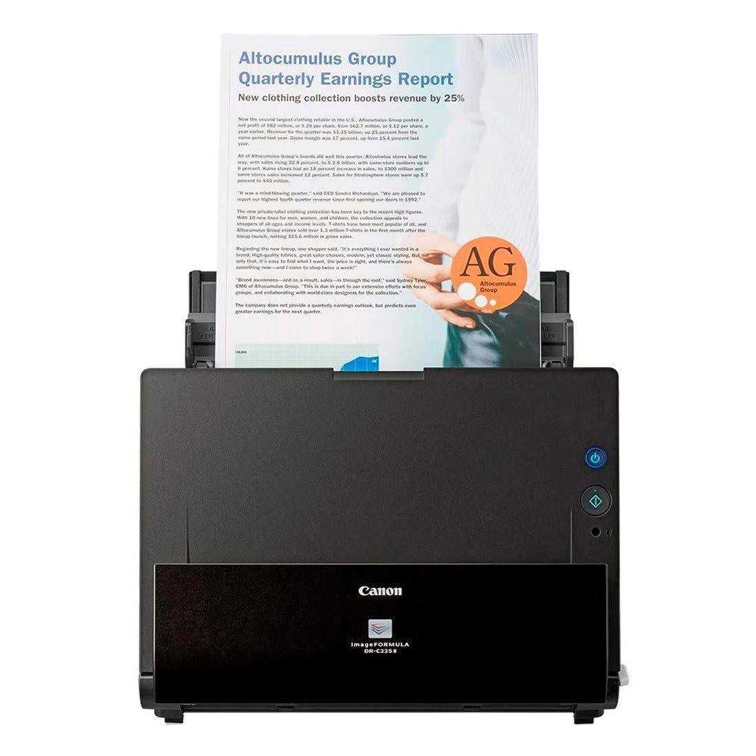 Scanner de Mesa Canon A4 DR-C225 II 25ppm 600DPI - 3258C010AA - Mega Market