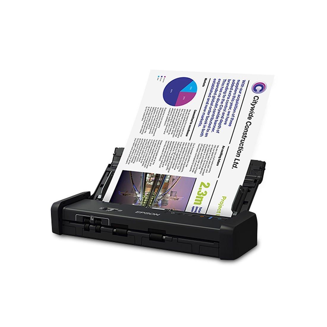 Scanner Epson WorkForce ES200 USB 3.0 ADF Duplex - B11B241201 - Mega Market