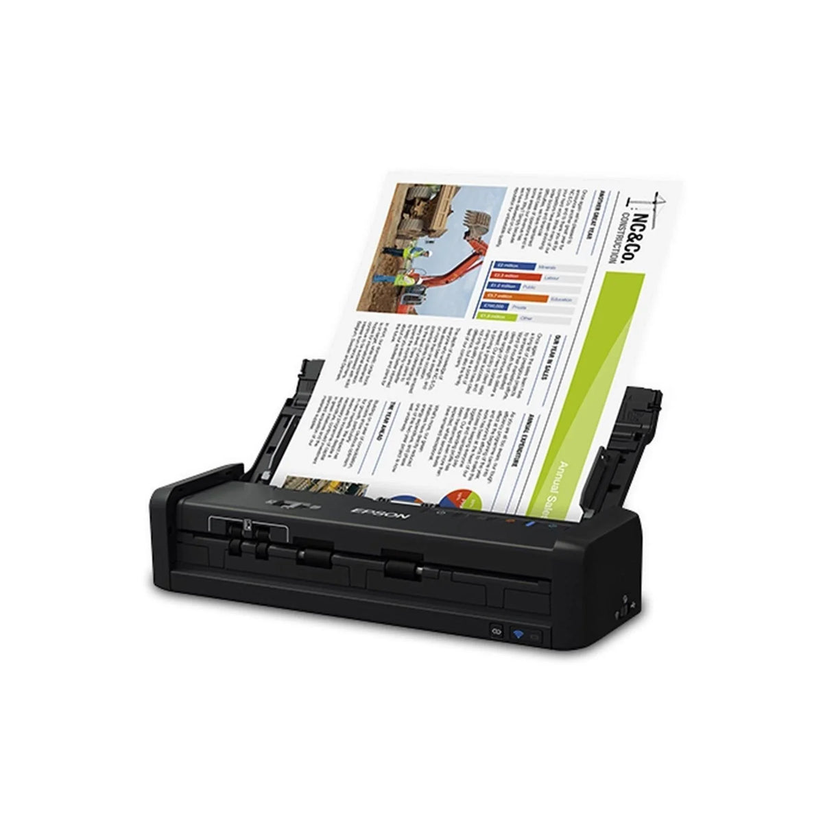 Scanner Epson WorkForce ES300w WiFi ADF Duplex - B11B242201 - Mega Market
