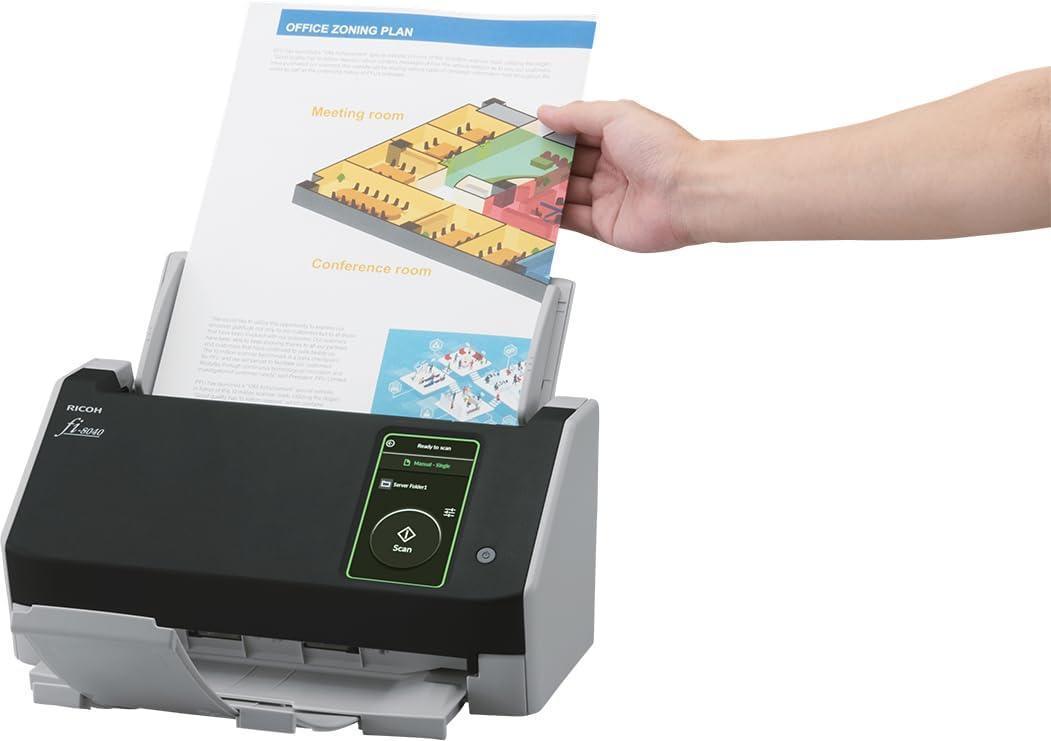 Scanner Ricoh Fi-8040i A4 40ppm Rede - CG01000-307701 - Mega Market