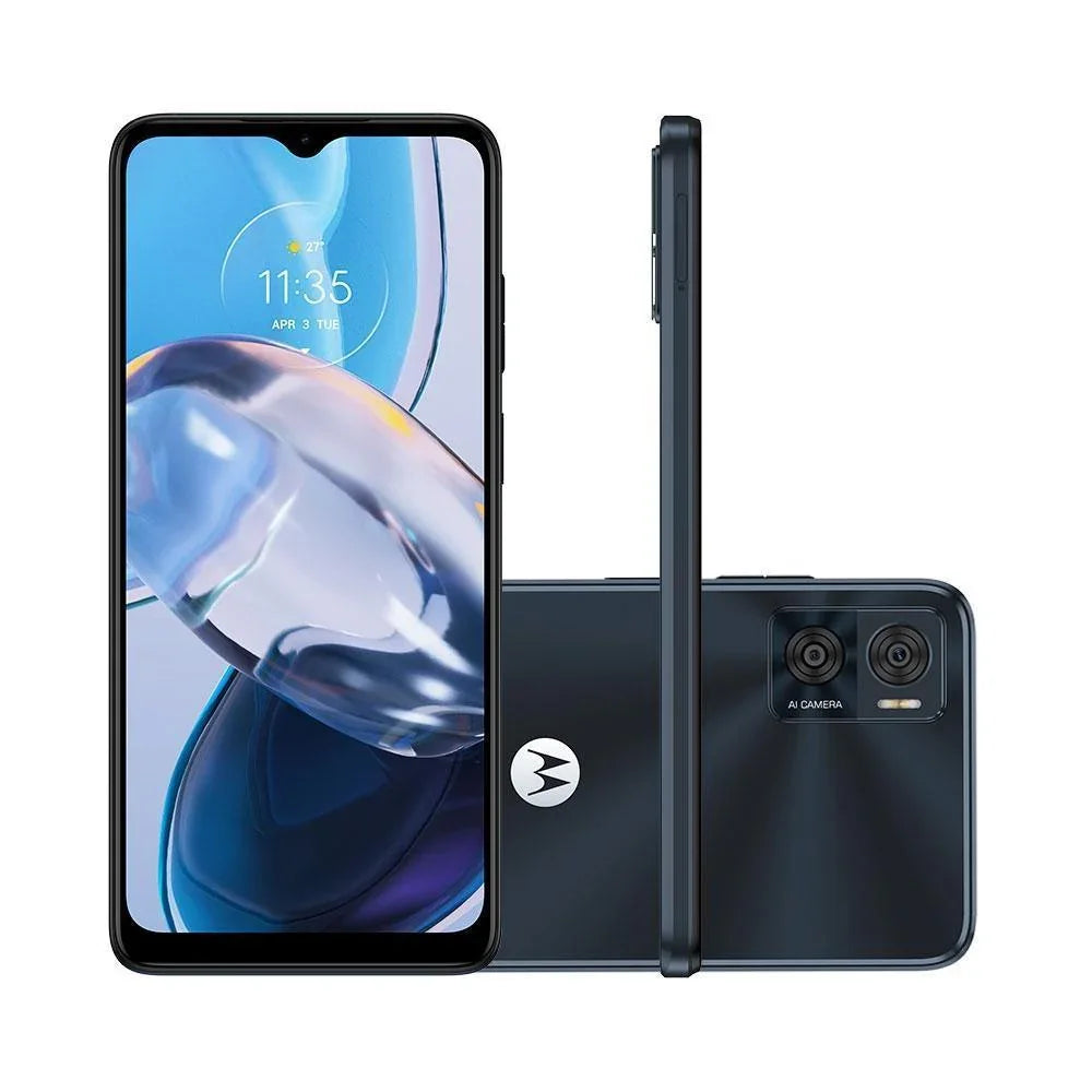 Smartphone Motorola XT2239-10 E22 Preto 64GB PAVU0000BR - Mega Market