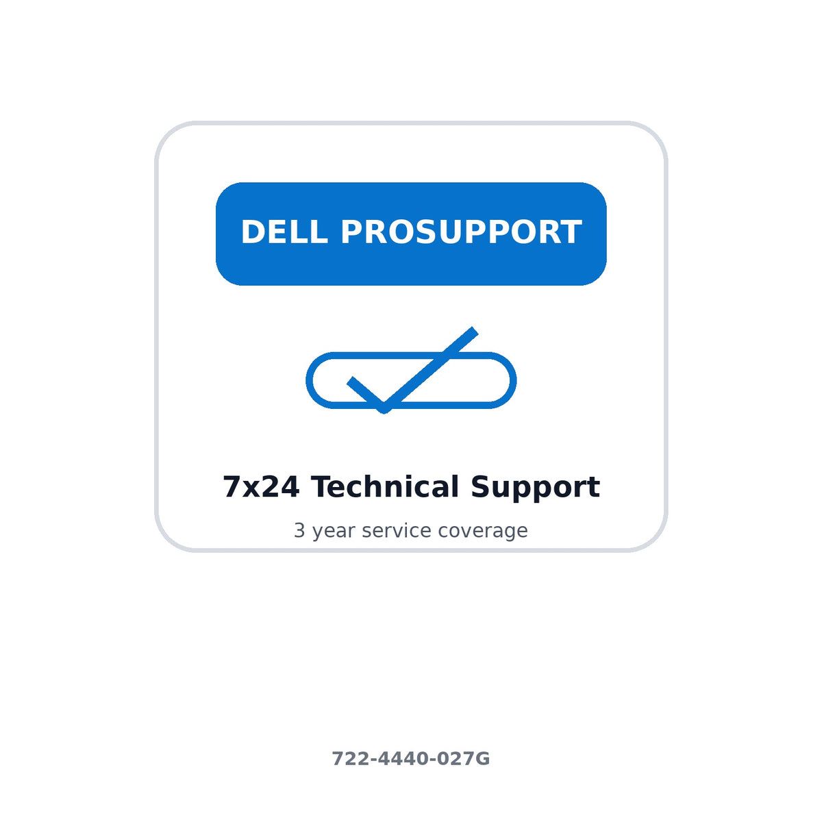 Suporte Tecnico Dell 7x24 ProSupport 3Y 722-4440-027G