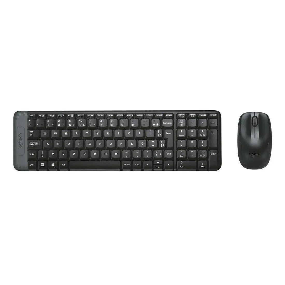 Teclado e Mouse Logitech MK220 Wireless Preto 920-004431-B - Mega Market