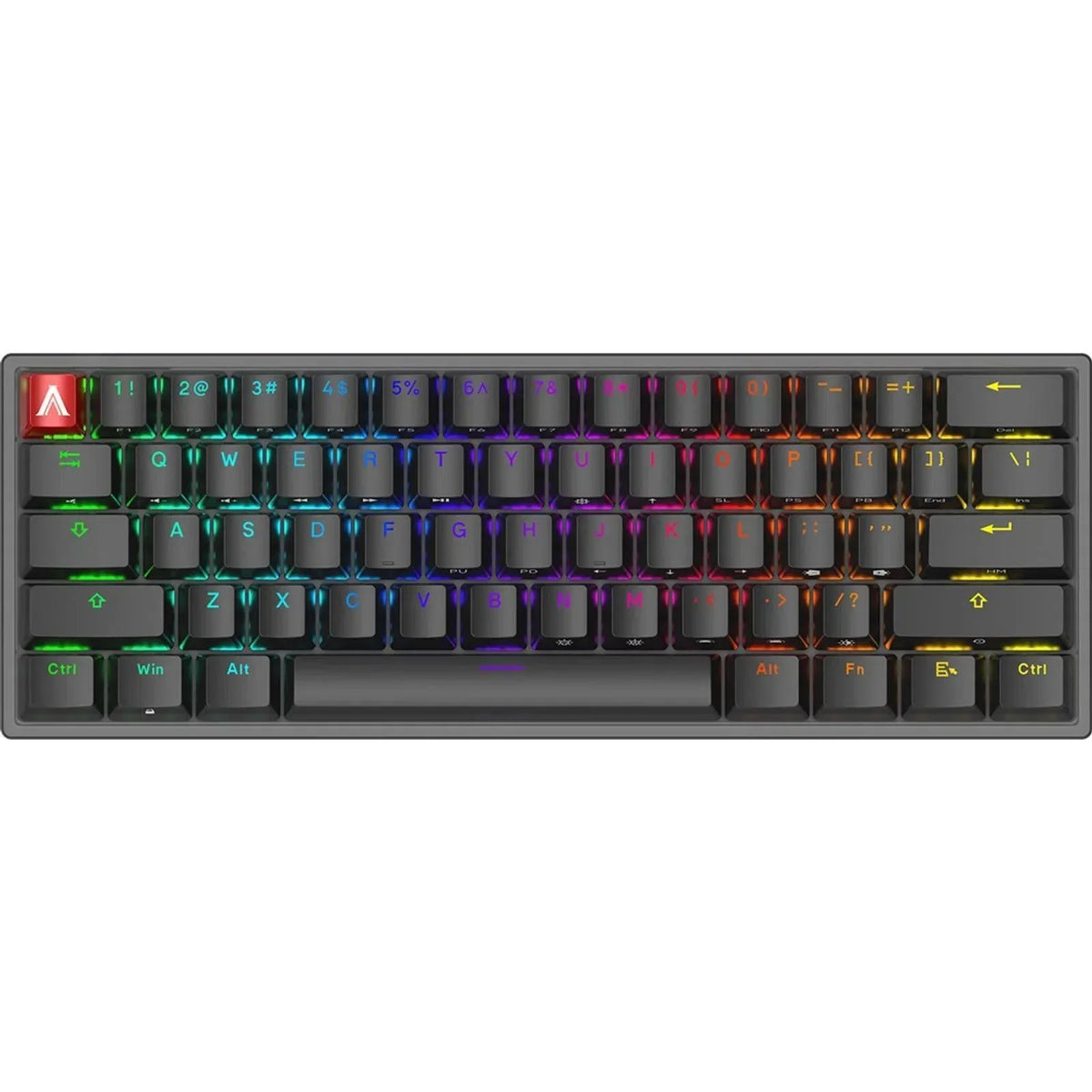 Teclado Mecânico Gamer AOC Cherry MX RED RGB - AGK600BR/FG - Mega Market