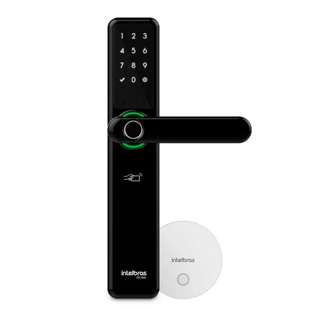 Fechadura Smart Intelbras IFR 7000+ de Embutir com Maçaneta - 4670008 - Mega Market