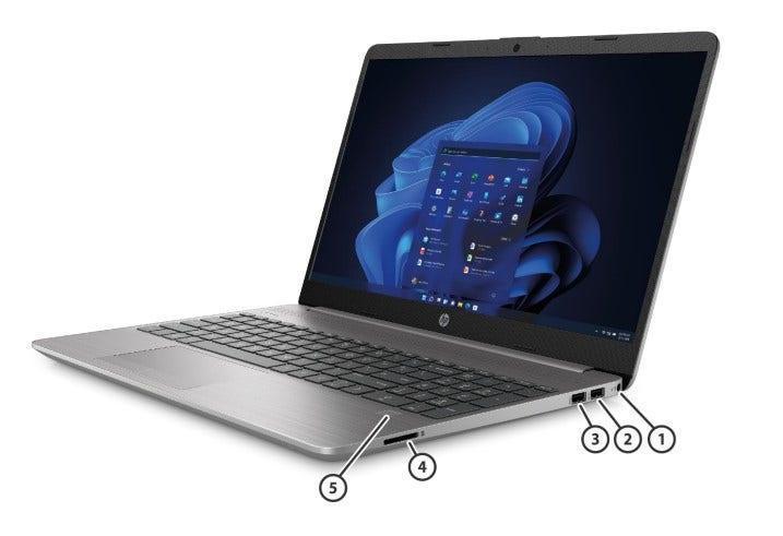 Notebook HP 250 G9 Intel i5 8GB SSD 256GB Windows 11 Pro - 86Y41LA#AK4 - Mega Market