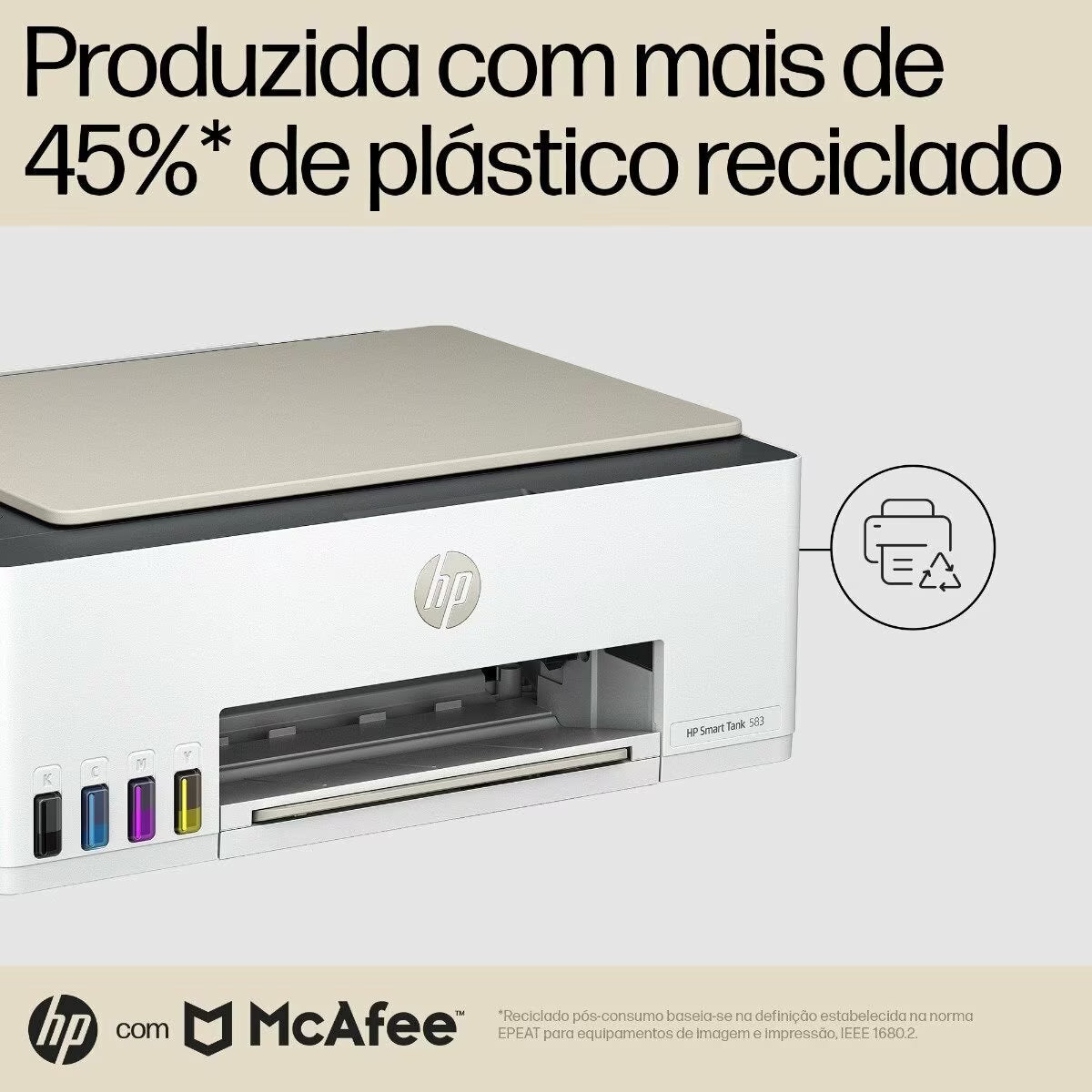 Multifuncional HP Smart Tank 583 All in One - 4A8D8A#AK4