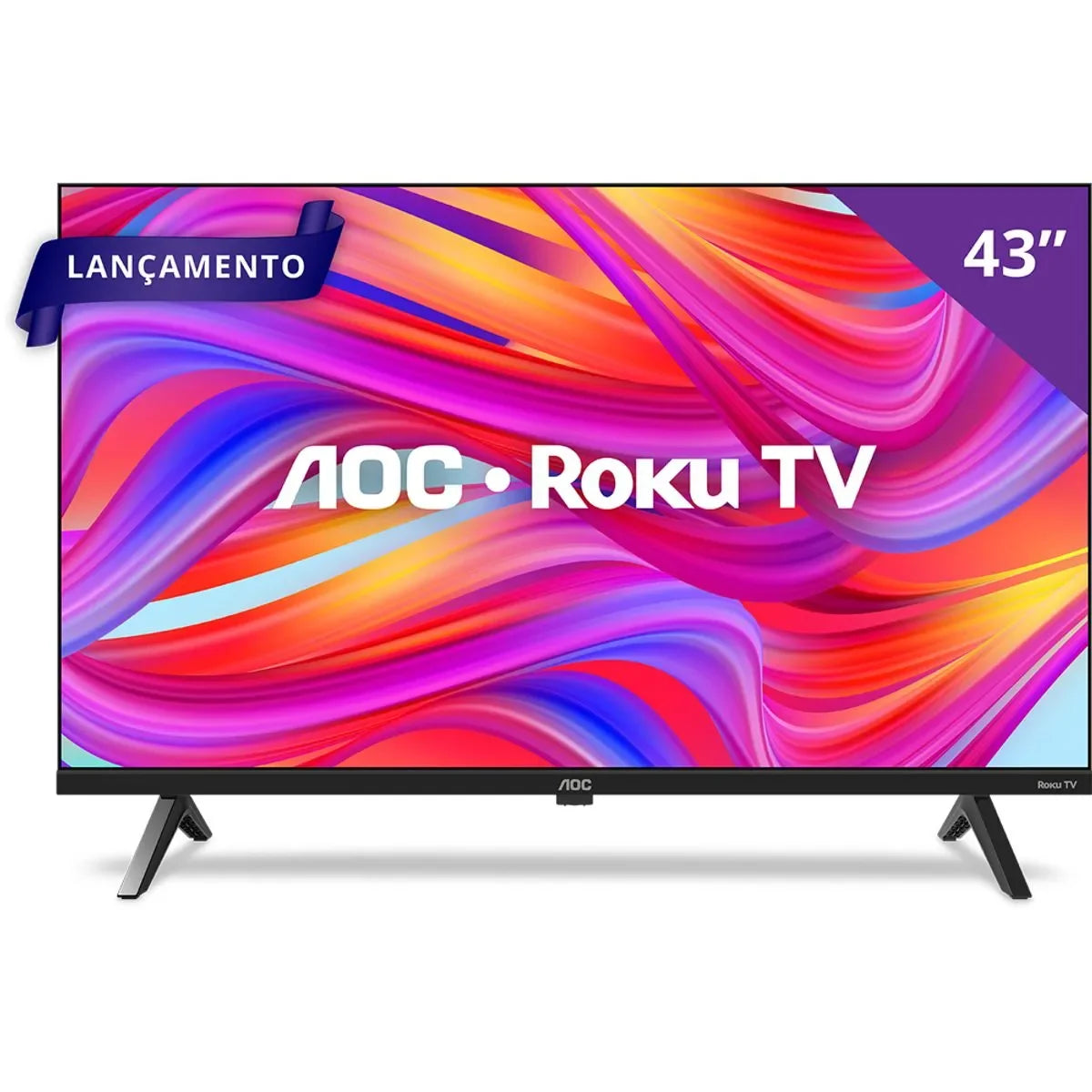 Smart TV AOC 43" Roku TV Full HD - 43S5045/78G