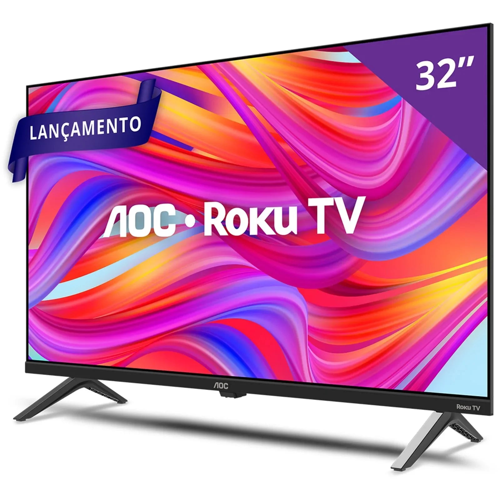 Smart TV AOC 32" Roku TV HD - 32S5045/78G