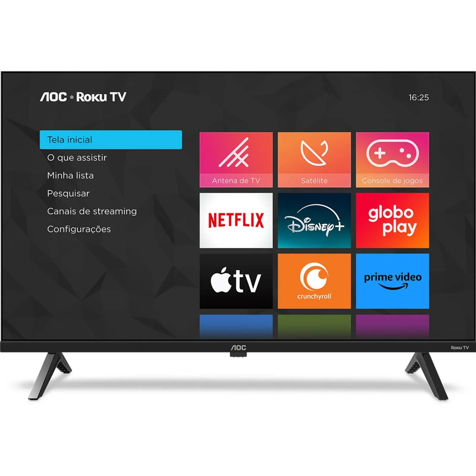 Smart TV AOC 32" Roku TV HD - 32S5045/78G