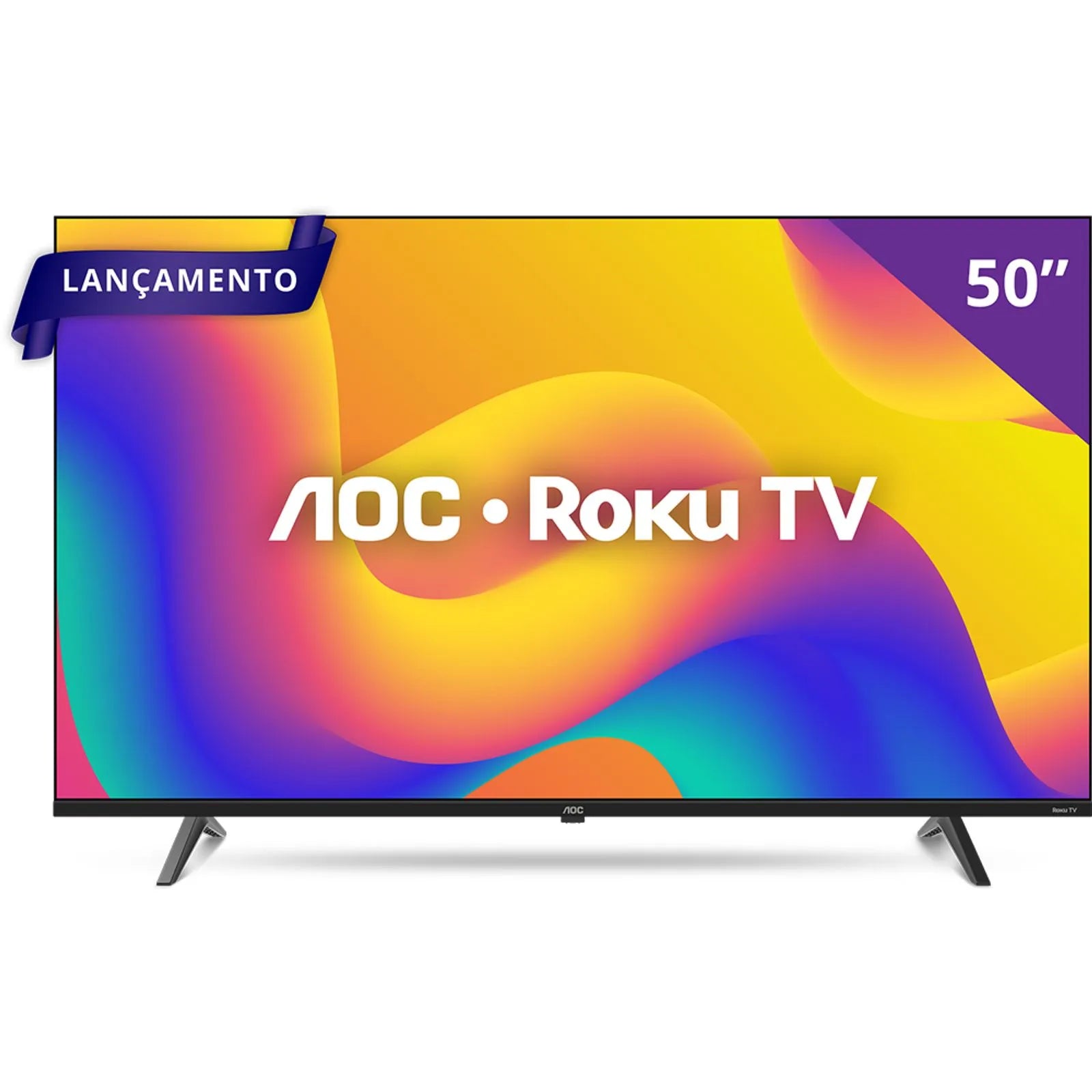 Smart TV AOC Roku TV 50" 4K UHD - 50U7045/78G
