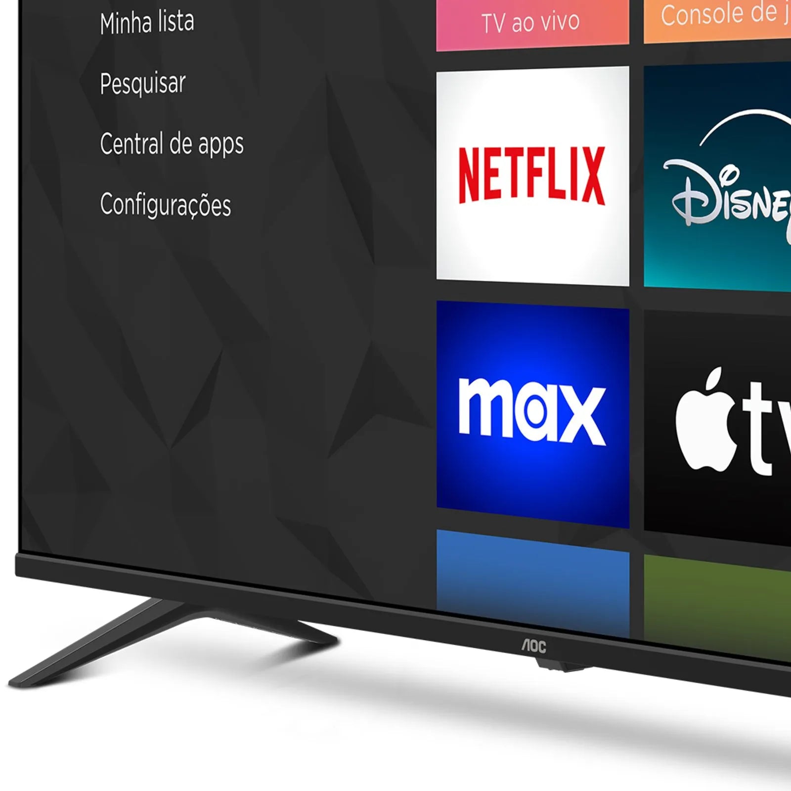 Smart TV AOC Roku TV 50" 4K UHD - 50U7045/78G