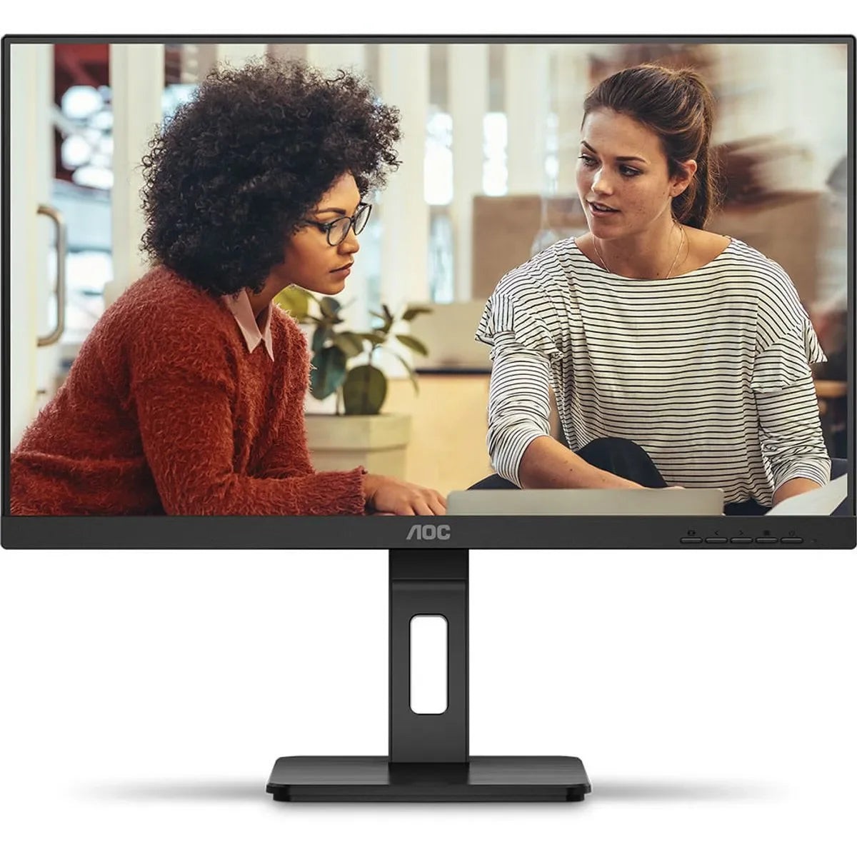 Monitor AOC 23,8" FHD IPS 100Hz 4ms Pivot Ajuste de Altura - 24E3UF