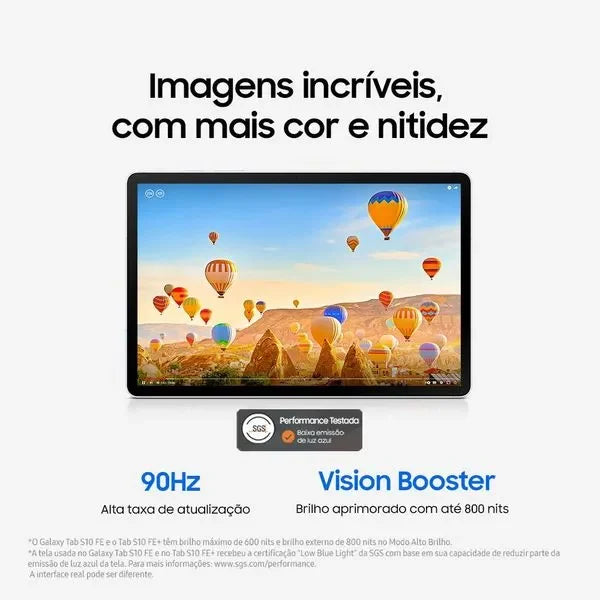 Tablet Samsung S10 FE Enterprise Edition 5G 8GB 128GB 10.9" S Pen - SM-X526BZADL05