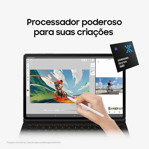 Tablet Samsung S10 FE Enterprise Edition 5G 8GB 128GB 10.9" S Pen - SM-X526BZADL05