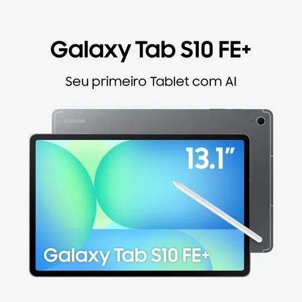 Tablet Samsung S10 FE+ Wi-fi 8 128 13.1 SPen SM-X620NZADZTO