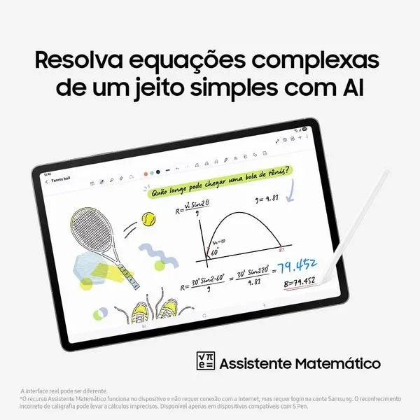 Tablet Samsung S10 FE+ Wi-fi 8 128 13.1 SPen SM-X620NZADZTO