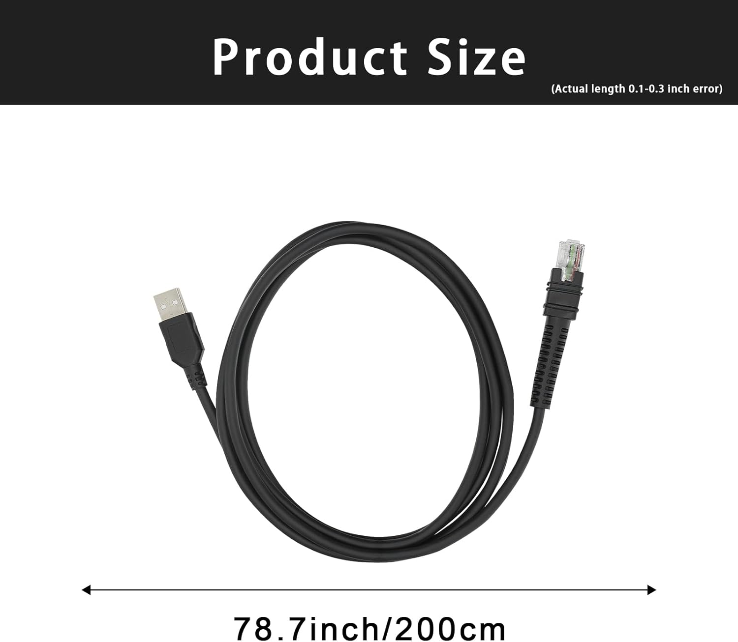 Cabo de Carga e Comunicação Zebra USB CBA-U46-S07ZAR