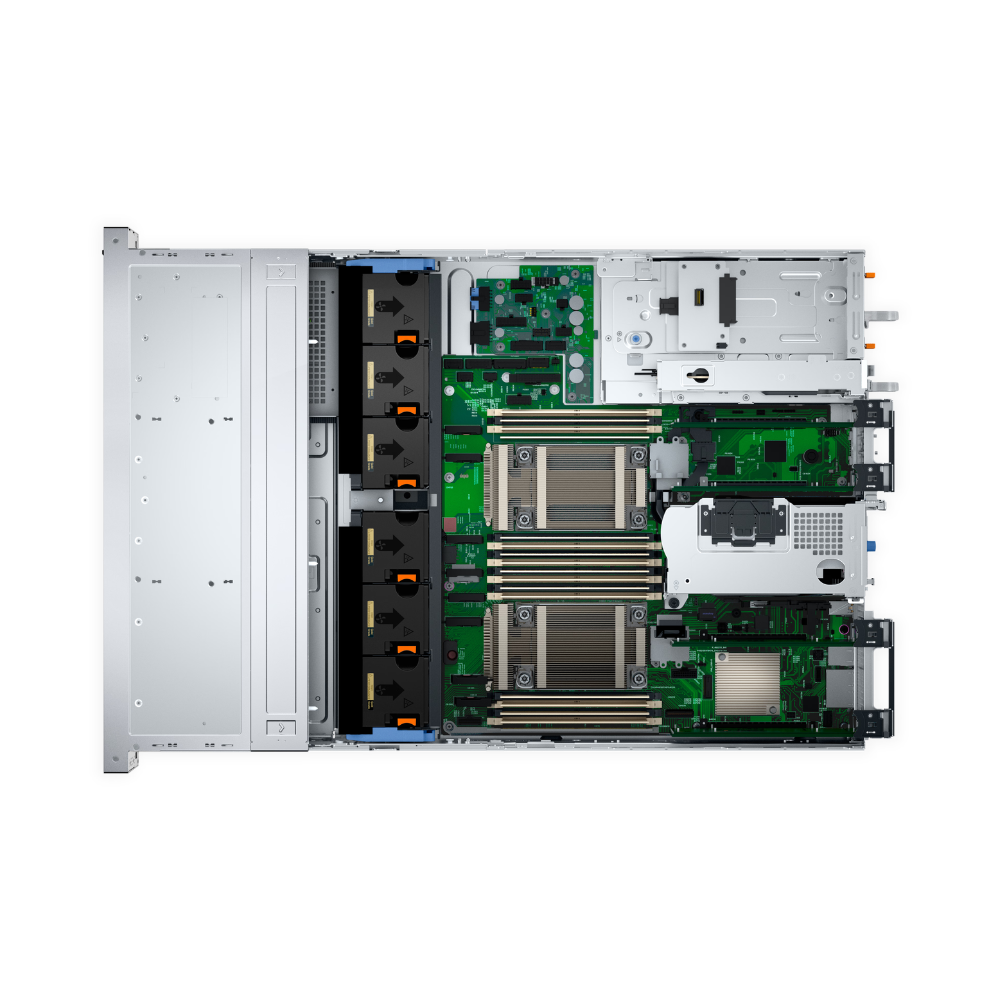 Servidor Dell PowerEdge R760XS Intel Xeon Silver 4509Y 8C 32GB 2TB HD iDRAC9 Enterprise - 210-BHTJ-012F