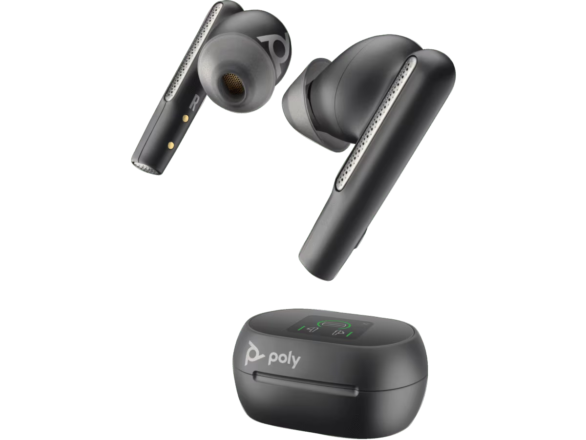 Fone de Ouvido HP Poly Free60 Preto Estojo USB-C - 7Y8H0AA