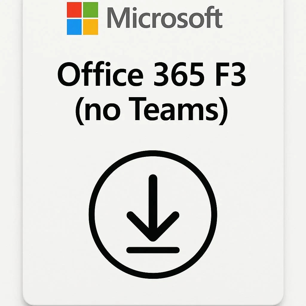 Office 365 F3 (no Teams) Microsoft CFQ7TTC0LGZW-01F CSP