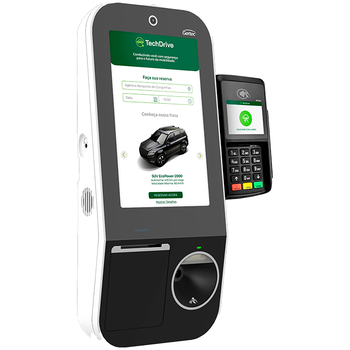 Terminal Autoatendimento Gertec Smart SK210 NFC GMS 10" 4GB 32GB Android 13 - 40001409