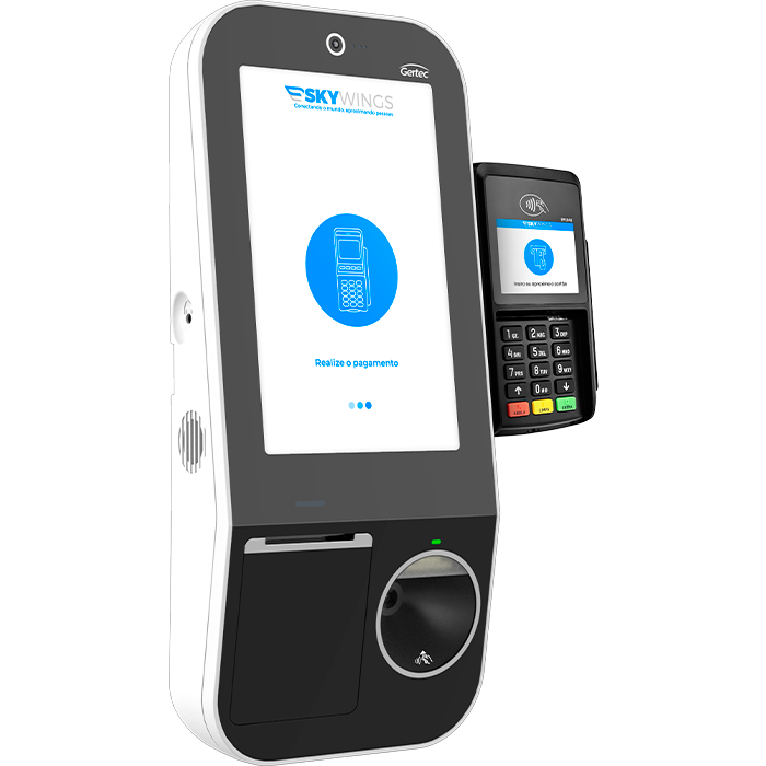 Terminal Autoatendimento Gertec Smart SK210 NFC GMS 10" 4GB 32GB Android 13 - 40001409